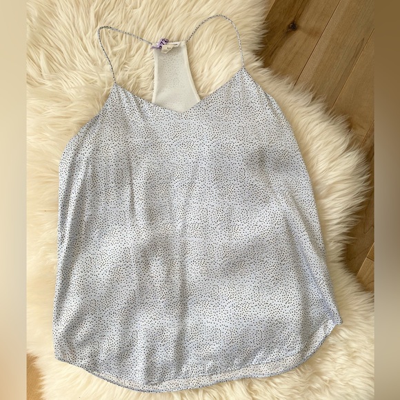 BABY BLUE SILK CAMISOLE - Picture 6 of 9